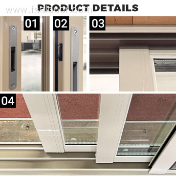 Exterior Aluminum Alloy Three Track Sliding Doors